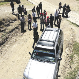 INSPECCIN. La Fiscala y testigos de la muerte de militares participaron de actuado.