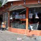 VANDALISMO. Vista general de un establecimiento destruido en la ciudad argentina de Crdoba durante los saqueos.