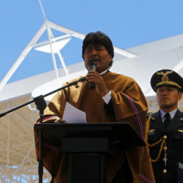 SENTIMIENTO. Evo Morales.