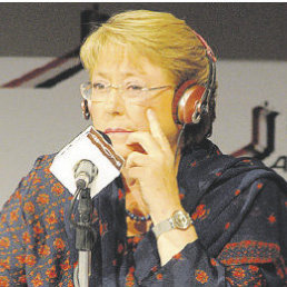 CANDIDATA. Michelle Bachelet.