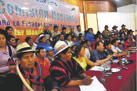 CONSULTA. El proyecto de ley recogi las propuestas de diversas organizaciones.