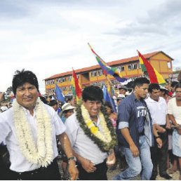 PRESIDENTE. Evo Morales.