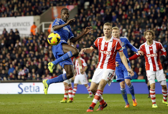 El Chelsea perdi ayer 3-2 en casa del Stoke City.