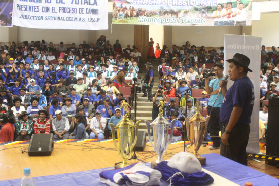 CLAUSURA. Uno de los momentos del cierre del I Encuentro de Lideresas y Lderes.