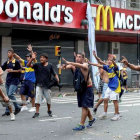 Hubo varios incidentes en las calles de Buenos Aires.