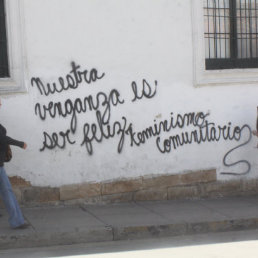 GRAFITIS. Estas expresiones afectan la imagen de la ciudad.