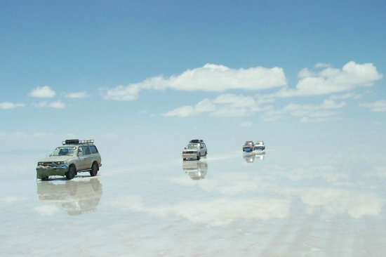 El salar de Uyuni es una regin turstica por donde pasar el Dakar, en enero del prximo ao.