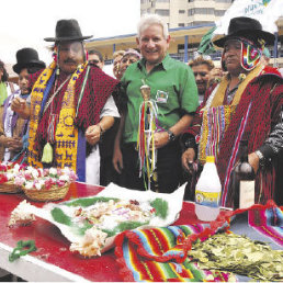 ELEGIDO. Rubn Costas, an gobernador de Santa Cruz, fue proclamado por ms de 5.000 delegados que estuvieron en Cochabamba.