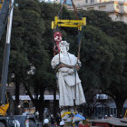 UBICACIN. La estatua de la polmica.