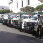 POLICA. El pasado mes entregaron una camioneta a cada municipio.