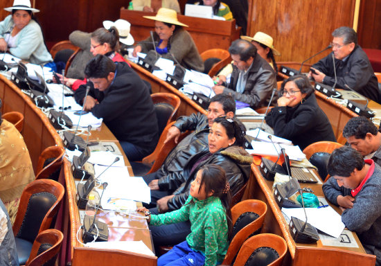 DEBATE. El pleno de la Cmara de Diputados, ayer, durante el tratamiento de la nueva norma.