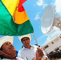 El primer satlite de Bolivia se va hoy al espacio desde China