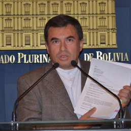 DECISIN. El informe lo brind el ministro de la presidencia, Juan Ramn Quintana.