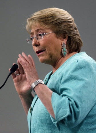 RESPALDO. Michelle Bachelet.