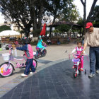 REGALOS. Las bicicletas fueron las que ms se lucieron en los espacios pblicos.