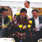 Encuentro. Evo Morales ya reuni a Urquizu y Torres, en anteriores oportunidades.