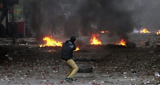 DISTURBIOS. Los enfrentamientos en El Cairo.