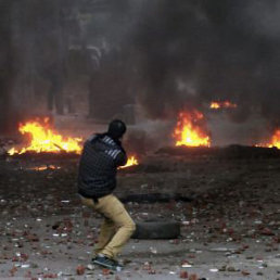 DISTURBIOS. Los enfrentamientos en El Cairo.