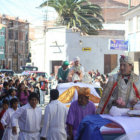 TRADICIN. Cada ao, la caravana parte del templo de San Sebastin, en la calle Junn.