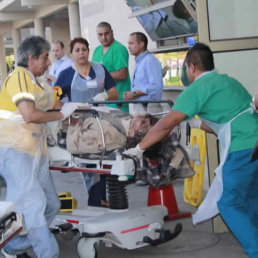 ACCIDENTE. Los heridos fueron conducidos a un hospital de la ciudad de Arica.