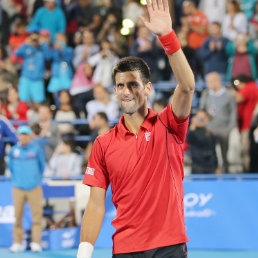 El serbio Novak Djokovic se coron campen del torneo de exhibicin de Abu Dabi.