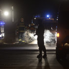 SINIESTRO. Bomberos investigan las causas.