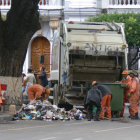 CALLES. Hubo gran cantidad de botellas.