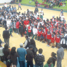 El acto de clausura y premiacin se desarroll ayer, en el coliseo Roberto Tito lfred de Sucre; a la cita faltaron varias delegaciones.