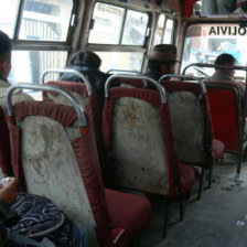 SERVICIO. No todo el parque automotor del servicio urbano est en buenas condiciones.