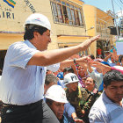 CAMIRI. El presidente Evo Morales fue proclamado en un congreso petrolero, el domingo.