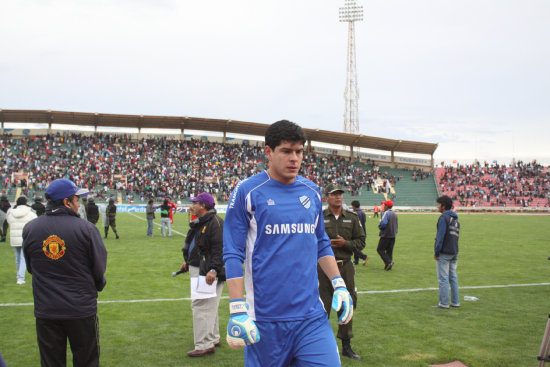 El arquero Carlos Lampe se perder el inicio del Torneo Clausura.