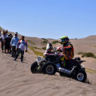 El piloto chuquisaqueo Wlter Nosiglia durante la cuarta etapa del Rally Dakar, corrida ayer entre San Juan y Chilecito (Argentina).