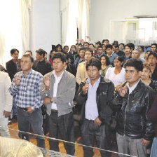 POSESIONADOS. Los nuevos subalcaldes fueron posesionados ayer por la maana.