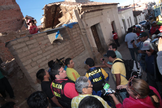 ACCIDENTE. Un muro aplast a dos albailes en una casa patrimonial.