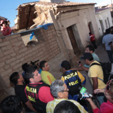 ACCIDENTE. Un muro aplast a dos albailes en una casa patrimonial.