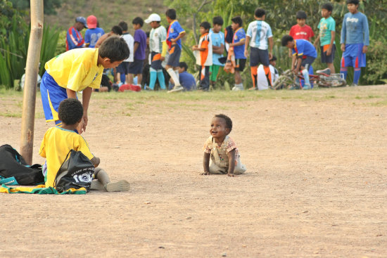 INOCENCIA. Fotografa tomada en la comunidad de Colpar en el municipio de Chulumani, en los Yungas de La Paz.