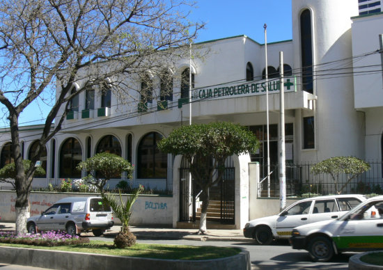 SERVICIO. El hospital de la CPS en Sucre.