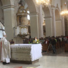 MENSAJE. El Obispo Auxiliar de Sucre en su homila en la Catedral Metropolitana.