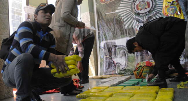 OPERATIVO. El operativo denominado Puente areo decomis 380 kilos de cocana en La Paz.