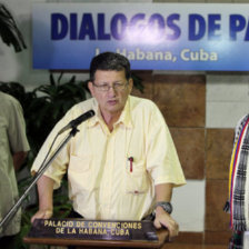 POSTURA. Voceros de las FARC anuncian en La Habana el fin de la tregua voluntaria asumida el pasado mes de diciembre.