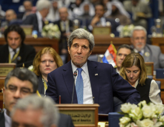 NFASIS. El secretario de Estado de Estados Unidos, John Kerry, habl sobre la crisis en Siria.