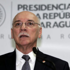 OFICIAL. Eladio Loizaga hizo el anuncio en Asuncin, Paraguay.