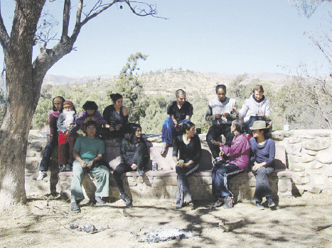 PREPARACIN. Artistas que participaron de un taller en el Teatro de Los Andes durante julio de 2012