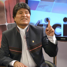 INFORME. El presidente Evo Morales adelant ayer parte del informe que presentar ante la Asamblea Plurinacional este 22 de enero, fecha de 