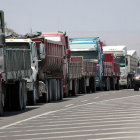 VARADOS. Transportistas en Iquique.