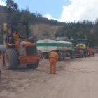 PERMANENTE. Los trabajadores continuarn vigilando los campamentos de la empresa.