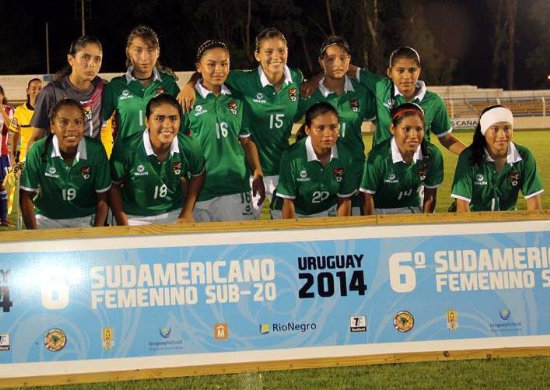 Las integrantes de la seleccin nacional femenina Sub 20.