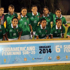 Las integrantes de la seleccin nacional femenina Sub 20.