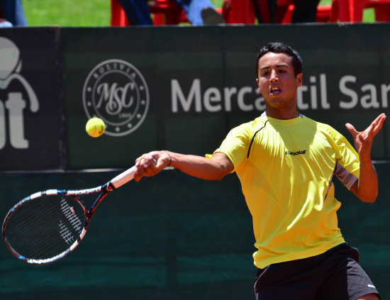 Hugo Dellien encabeza el equipo boliviano.