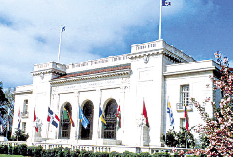 INSTITUCIN. En este edificio se encuentra la sede de la CIDH y tambin de la OEA.